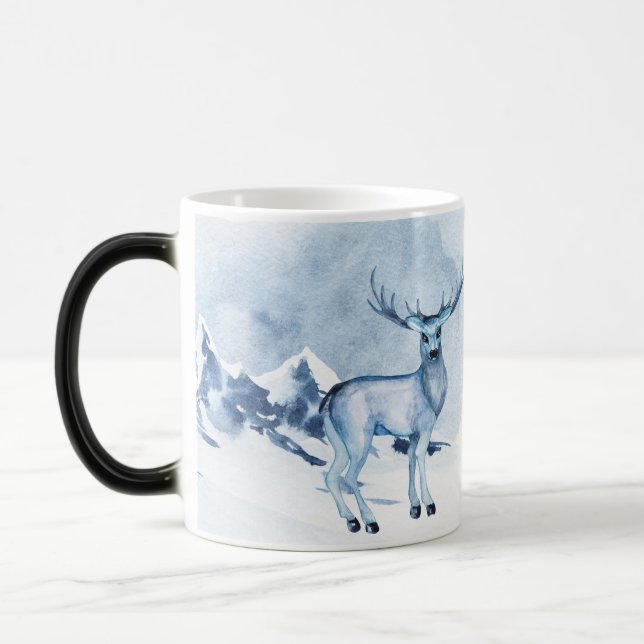 Caneca Mágica Crie Seu Próprio Veado Azul Da Montanha (Esquerda)