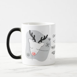 Caneca Mágica Crie Seu Próprio Veado de Prata Natalino Retrô