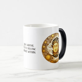 Caneca Mágica Crie seu próprio Victoiran Steampunk Sun e Moon