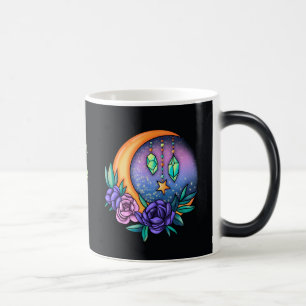 Caneca Mágica Crie seus próprios cristais, lua e Rosas bonitos