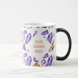 Caneca Mágica Crie seus próprios Cristais Roxos e Dourados