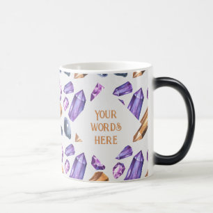 Caneca Mágica Crie seus próprios Cristais Roxos e Dourados