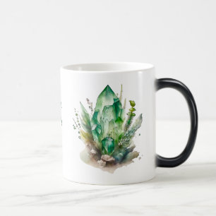 Caneca Mágica Crie seus próprios cristais verdes esmeraldos