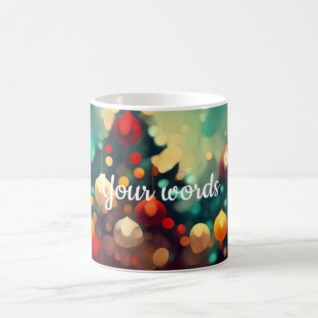 Caneca Mágica Crie seus próprios Enfeites de natal (Centro)