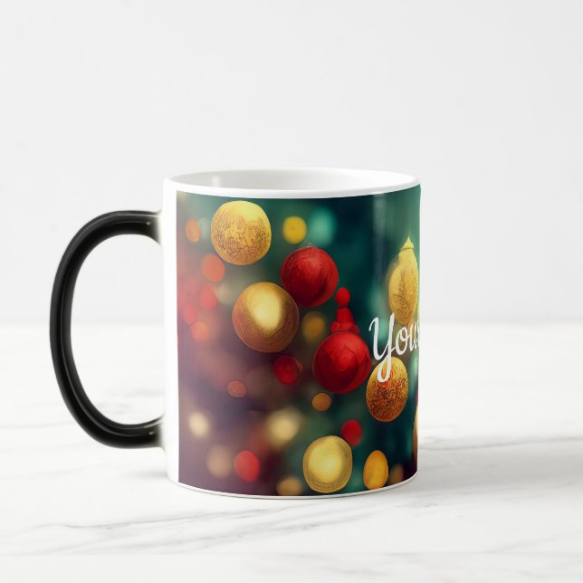 Caneca Mágica Crie seus próprios Enfeites de natal (Esquerda)