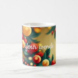 Caneca Mágica Crie seus próprios Enfeites de natal