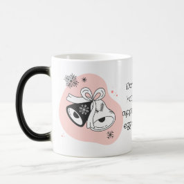 Caneca Mágica Crie Seus Próprios Sininhos de Natal Retrô Laranja