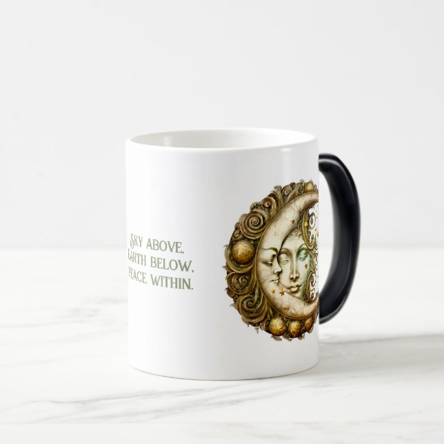 Caneca Mágica Crie Sua Deusa Vitoriana Steampunk Moon (Frente Esquerda)