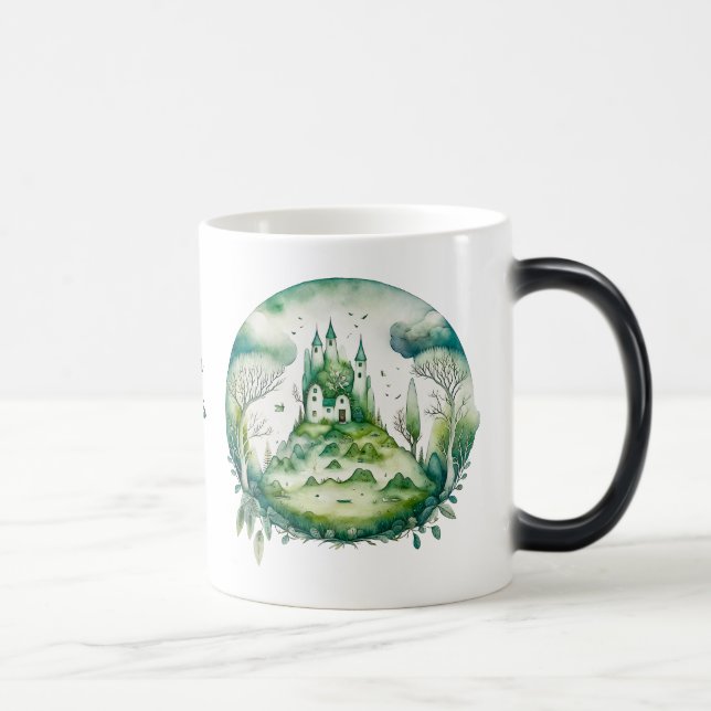 Caneca Mágica Crie sua paisagem no Castelo de Fantasia Verde (Direita)