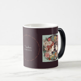 Caneca Mágica Crie sua própria arte Nouveau Gemini Zodiac