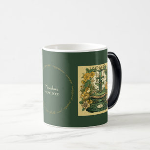 Caneca Mágica Crie sua própria arte Nouveau Libra Zodiac