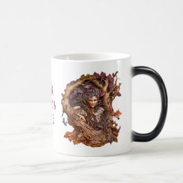 Caneca Mágica Crie Sua Própria Árvore Faux Bois 3D Lady Dryad