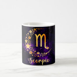 Caneca Mágica Crie sua própria astrologia Zodiac Scorpio