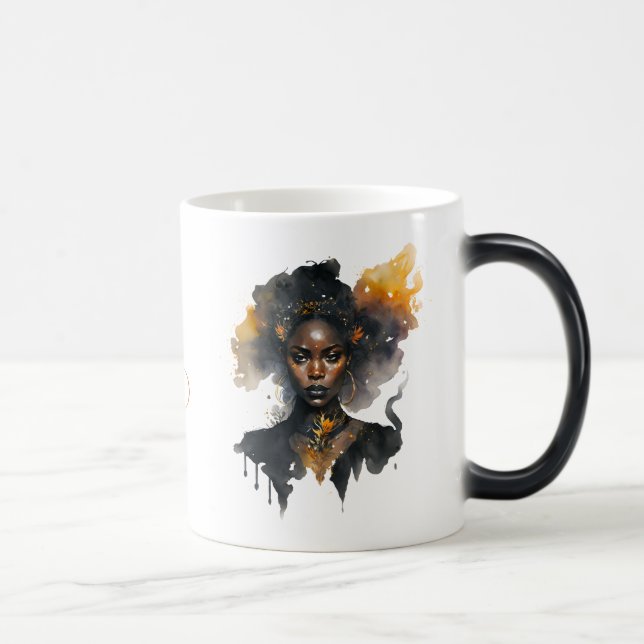 Caneca Mágica Crie Sua Própria Bruxa Negra (Direita)
