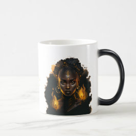 Caneca Mágica Crie sua própria bruxa Ouro Flaming