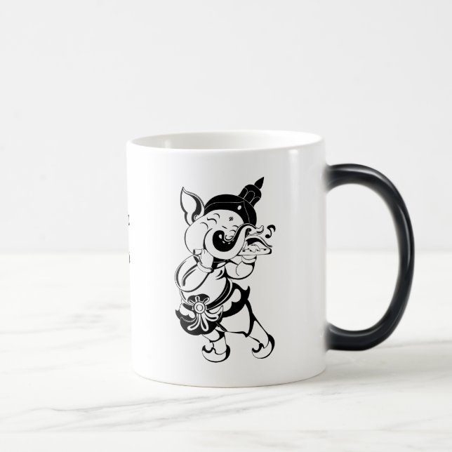 Caneca Mágica Crie Sua Própria Flauta Preta Ganesh (Direita)