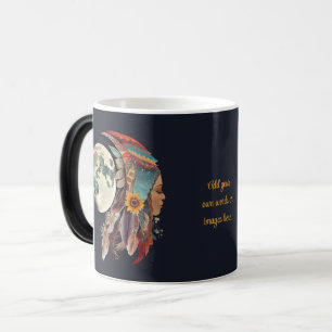Caneca Mágica Crie Sua Própria Lua Cheia Espiritual Boho