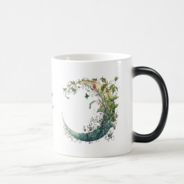Caneca Mágica Crie Sua Própria Lua Floral Boho