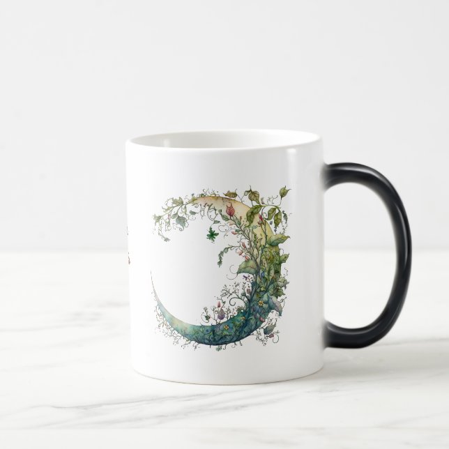Caneca Mágica Crie Sua Própria Lua Floral Boho (Direita)