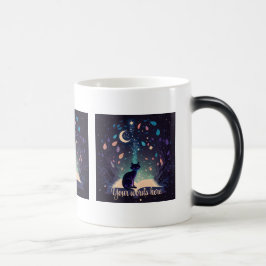 Caneca Mágica Crie sua própria magia de gato preto místico