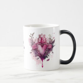 Caneca Mágica Crie Sua Própria Vela De Amor Rosa