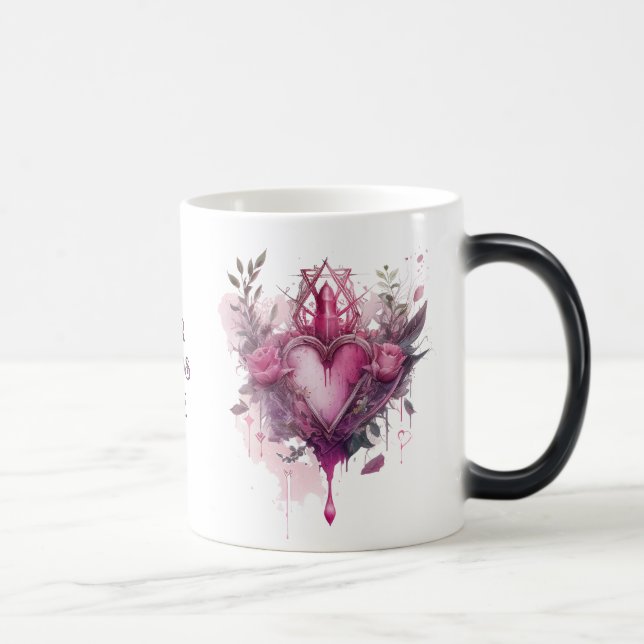 Caneca Mágica Crie Sua Própria Vela De Amor Rosa (Direita)