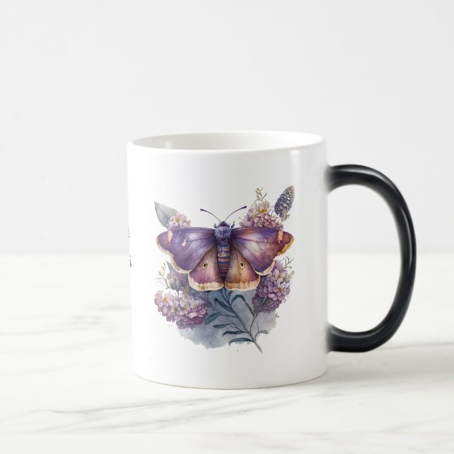 Caneca Mágica Crie suas flores silvestres roxas (Direita)
