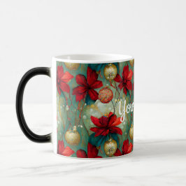 Caneca Mágica Crie suas próprias flores e berries de Natal