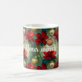 Caneca Mágica Crie suas próprias flores e berries de Natal