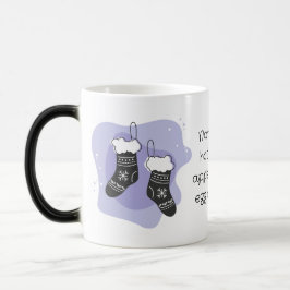 Caneca Mágica Crie suas Próprias Meias de Natal Roxas