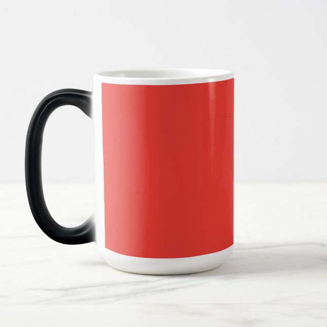 Caneca Mágica Crie um fundo vermelho impressionante com borda br (Esquerda)