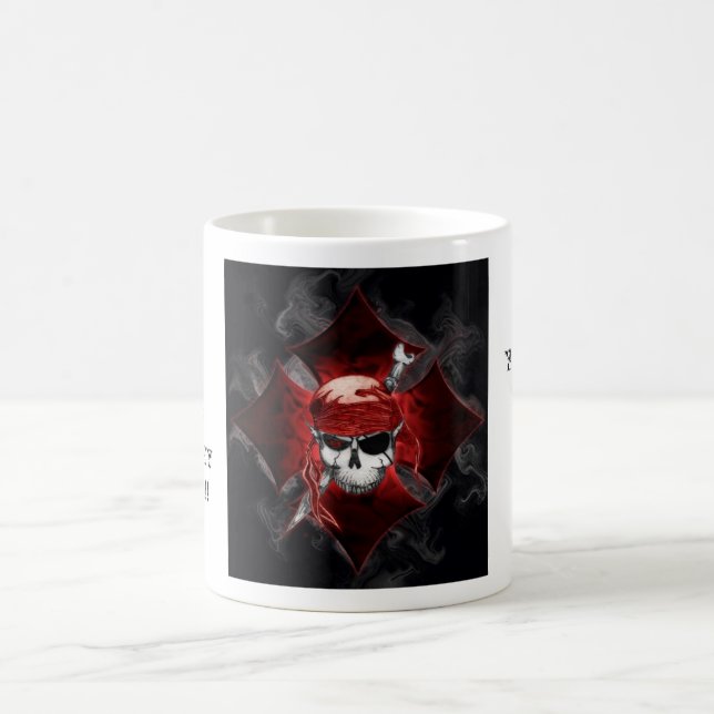 Caneca Mágica Cross & Scull Mug (Centro)