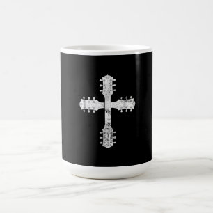 Caneca Mágica cruz de guitarra do culto cristão