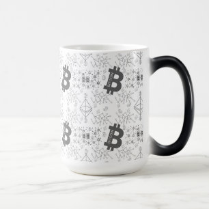 Caneca Mágica Cryptocurrency Digital Bitmoeda