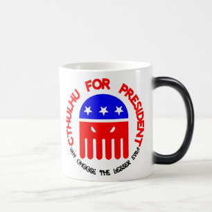 Caneca Mágica Cthulhu para o presidente