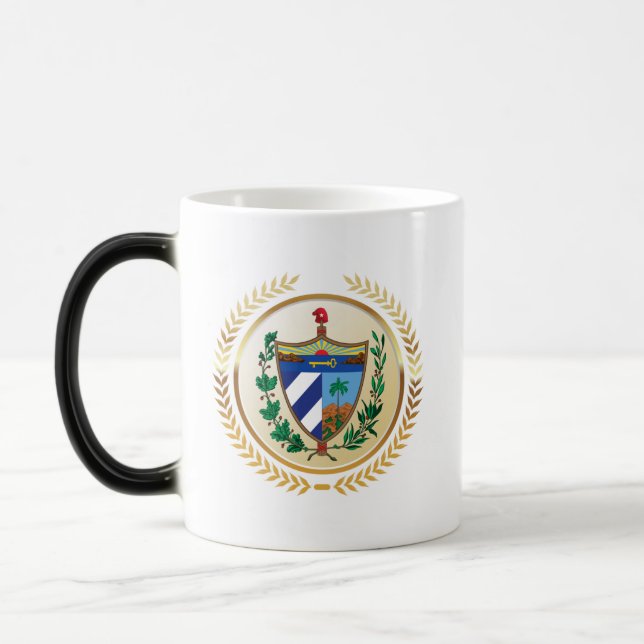 Caneca Mágica Cuba Casaco de Armas (Esquerda)