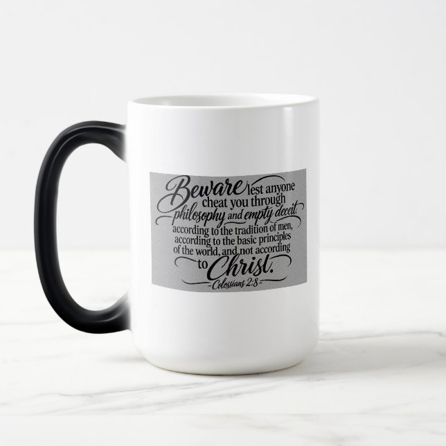 Caneca Mágica Cuidado  (Esquerda)