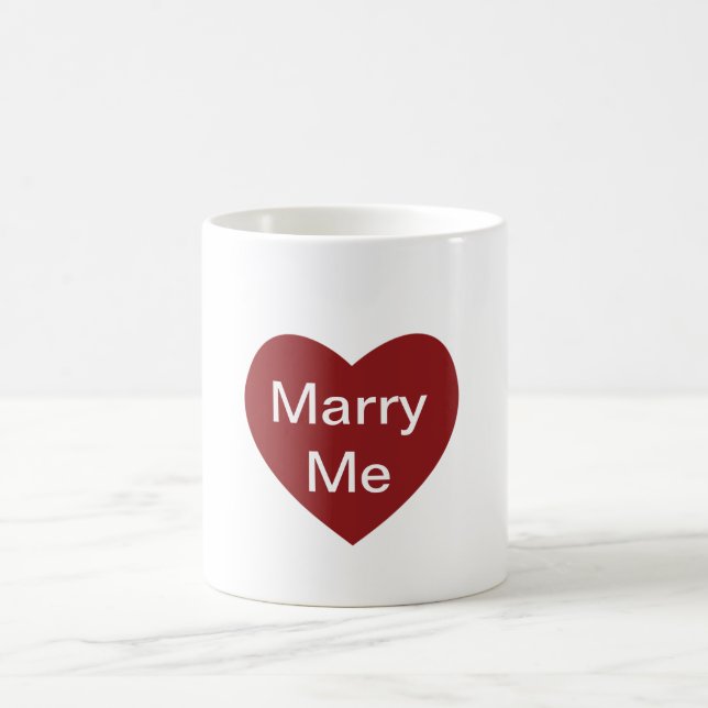 Caneca Mágica Cupids Hearts Magic Love Mug - Proposta Casado Me (Centro)