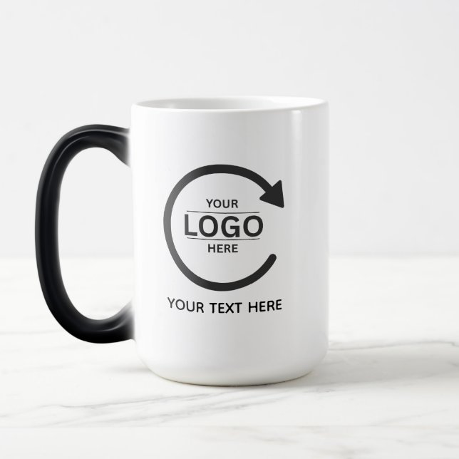 Caneca Mágica Custom Business Brand Logo (Esquerda)