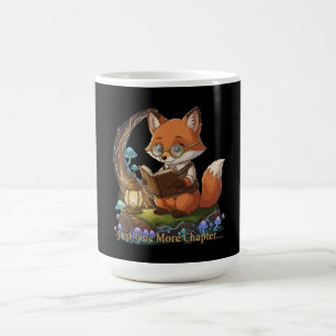 Caneca Mágica Cute Fox Bookworm "Apenas Mais Um Capítulo" Whimsi