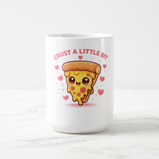 Caneca Mágica Cute Kawaii Pizza – Crust A Little Bit Funny Pizza