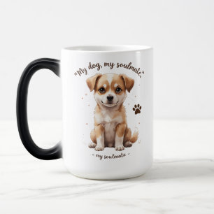 Caneca Mágica Cute Puppy Quote Morphing Mug (15 oz)
