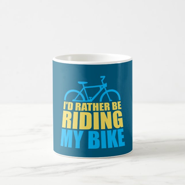 Caneca Mágica Cycling I'd Rather Be Riding My Bike (Centro)