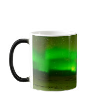 Caneca mágica da aurora boreal