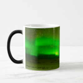 Caneca mágica da aurora boreal