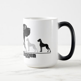 Caneca Mágica Dane Preto Branco