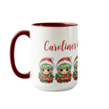 Mágica de Elf Xmas para Menina Personalizada