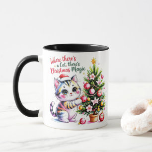 Caneca Mágica de Natal Vibrante - Presente para Mãe de Ga