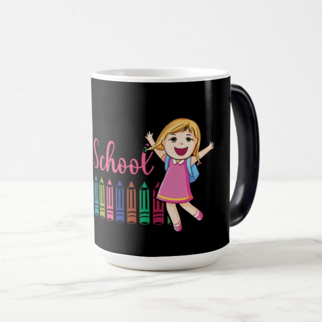 Caneca Mágica de volta à escola (Frente Esquerda)