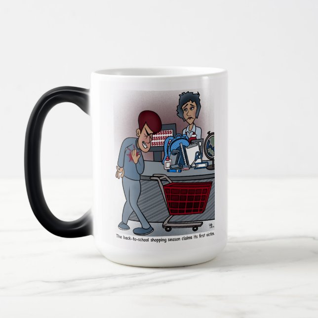 Caneca Mágica De Volta À Escola De Mug Grande (Esquerda)